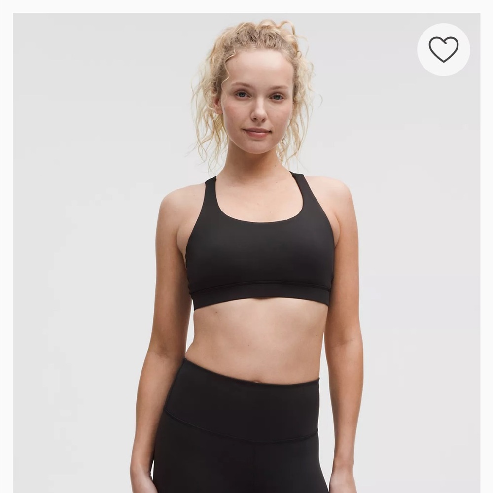 Lululemon Energy Bra Black NWOT Never Worn - Picture 2 of 7